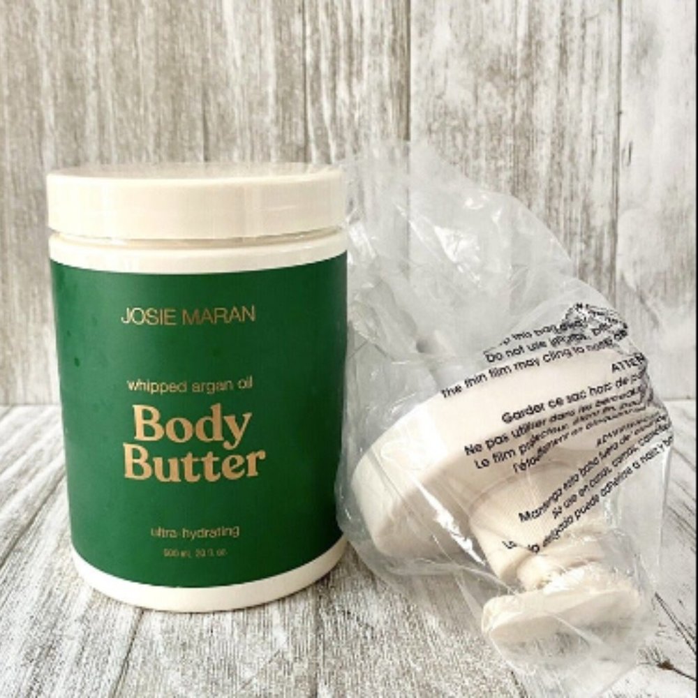 JOSIE MARAN Whipped Argan Oil Body Butter‎ Lotion CHAMPAGNE CITRUS 20 oz …